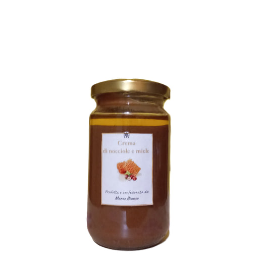 Crema di nocciole e miele